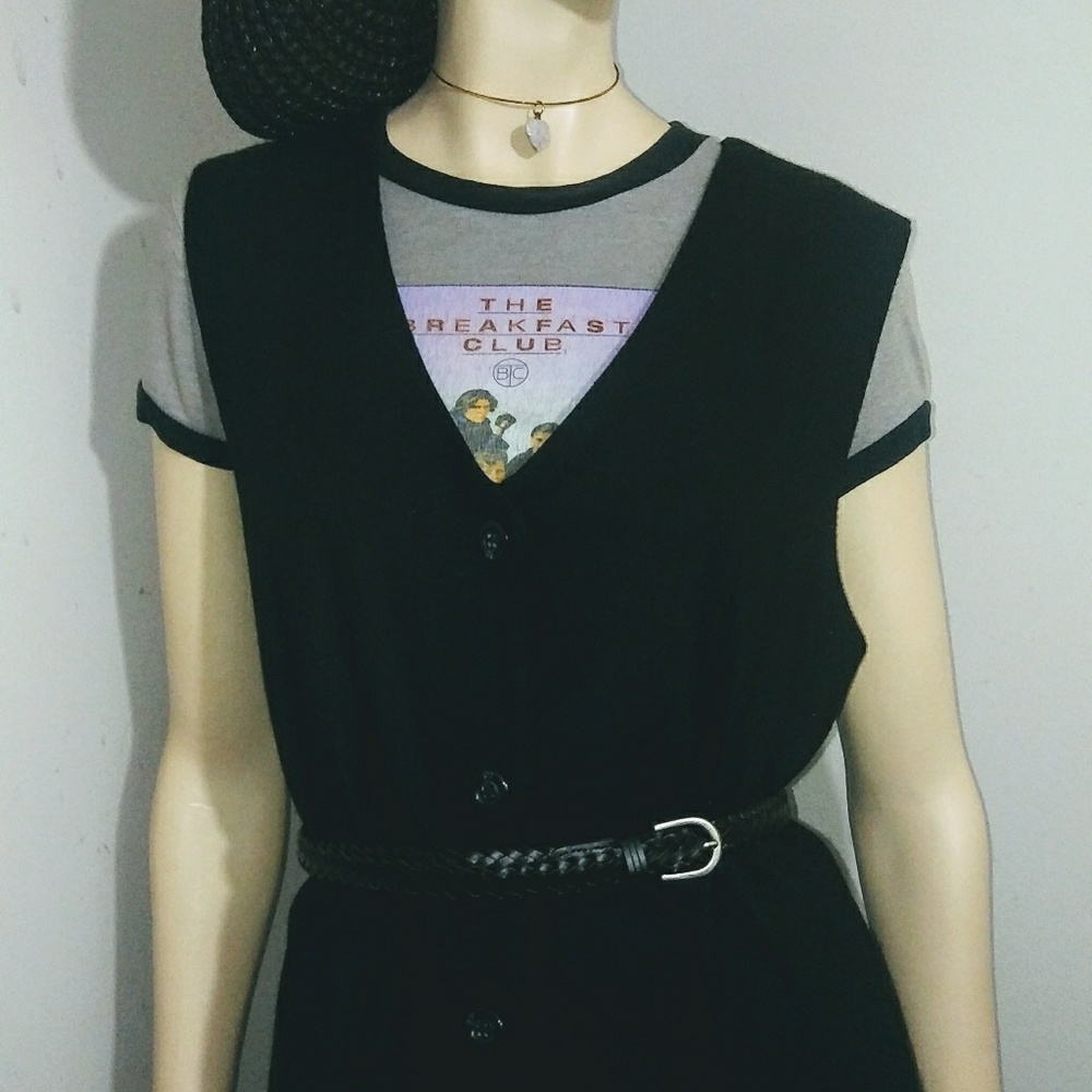 Vintage 80s vest dress
